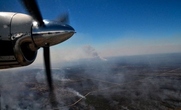 La tormenta disparó 9 incendios rurales