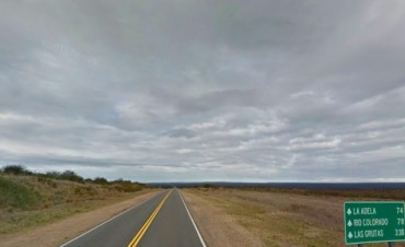 Volcaron a las 17.30 de este viernes en la ruta nacional 154