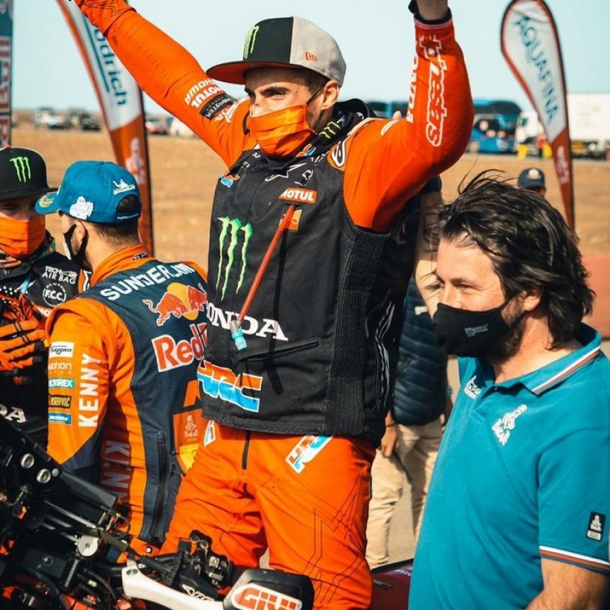 Kevin Benavides se quedó con el Dakar en motos