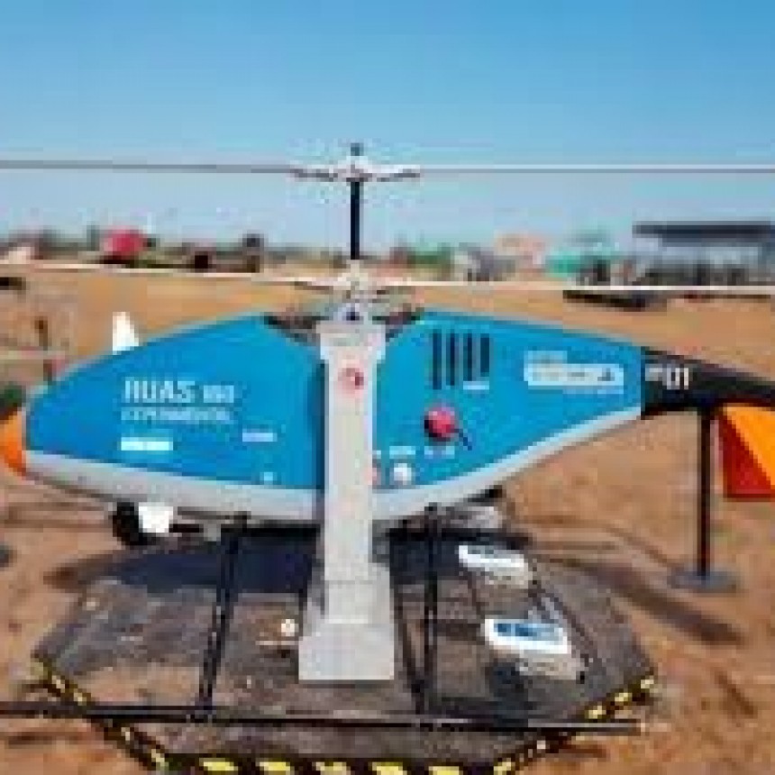 INVAP desarrolló un helicóptero-dron