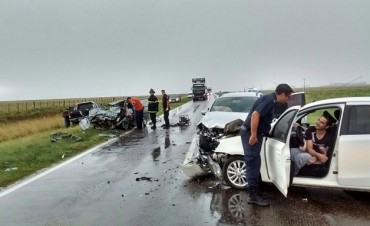 ACCIDENTE FATAL. Una mujer y su hija perdieron la vida en la Ruta 33