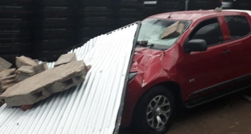 Pigüé y Puan sufrieron la furia del temporal