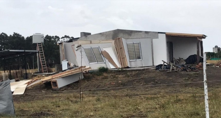 Bahía San Blas, el balneario más importante del distrito de Patagones, se recupera del tremendo temporal