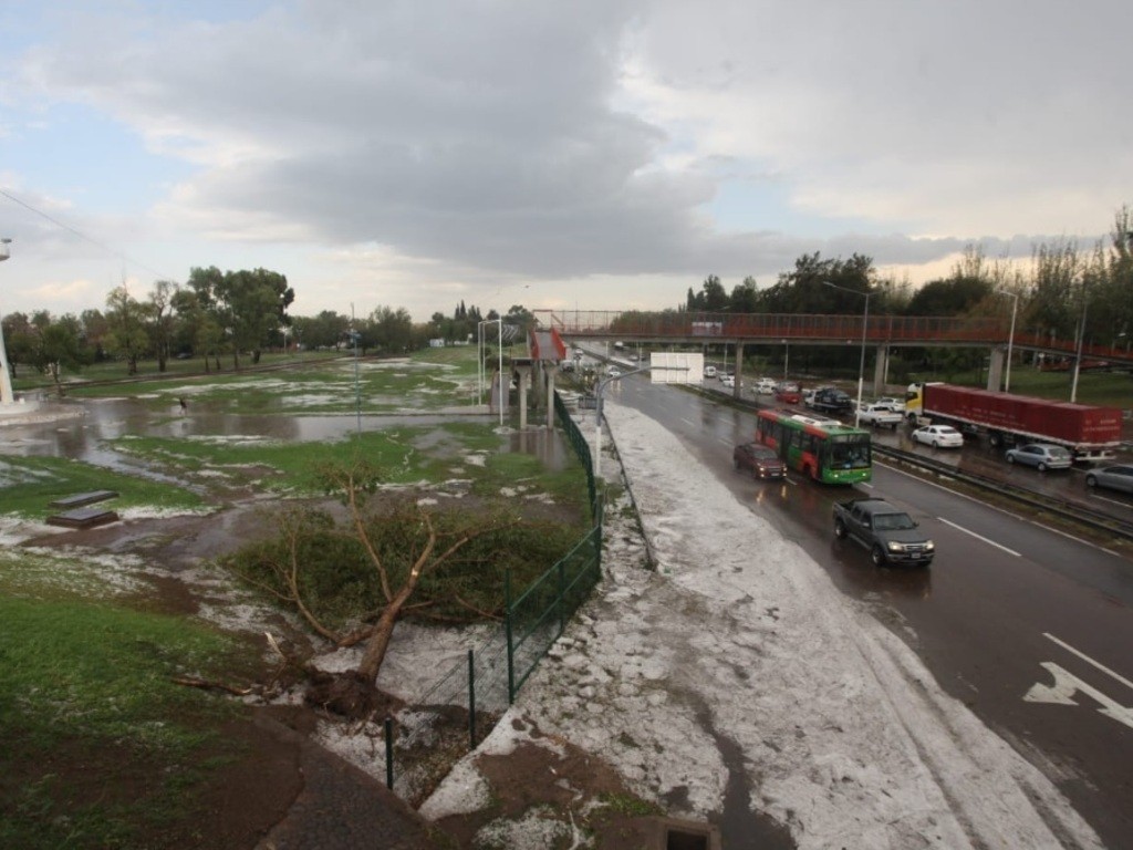 Inundaciones y destrozos tras importante tormenta en Mendoza
