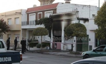 Se incendió una FM en Suárez