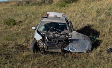 Un joven de 21 años volcó en la ruta provincial 1