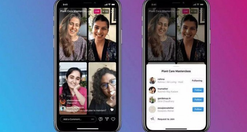 Más participantes podrán ahora participar de los vivos de Instagram