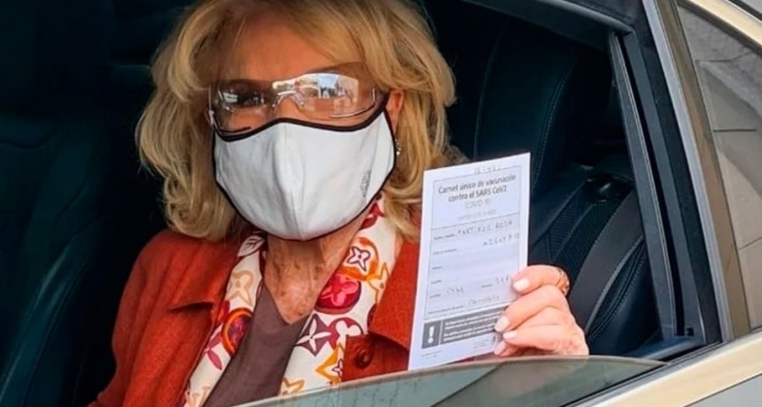 Mirtha Legrand recibió su vacuna contra el coronavirus