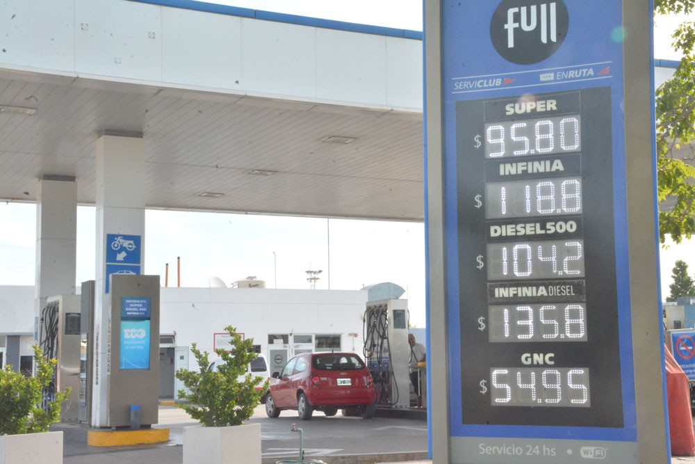La nafta Premium ya cuesta 118,80 pesos en La Pampa