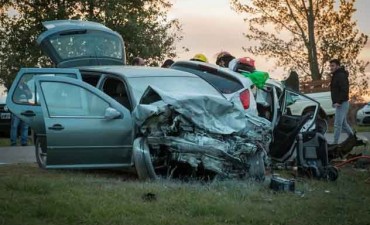 Oriunda de Guatraché sufre grave accidente