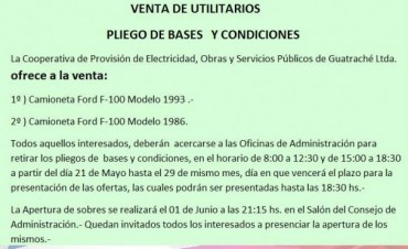 Venta de Utilitarios