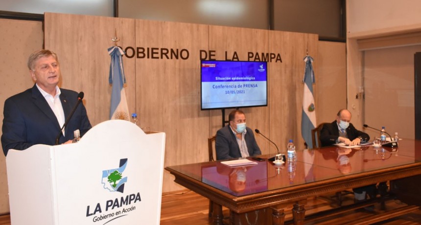 Ziliotto anunció nuevas medidas restrictivas hasta el 25 de mayo en toda La Pampa