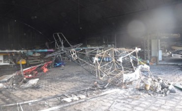 Incendio en el Club de Planeadores