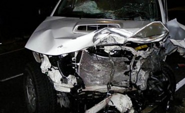 Azopardo: Accidente en ruta con heridos
