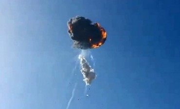 Un cohete de la NASA explotó minutos después de su despegue