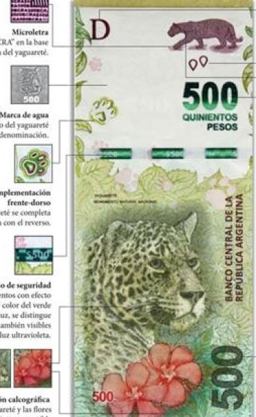 s el primero de la serie de animales autóctonos que pondrá en circulación el BCRA