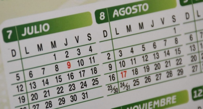 Quedó confirmado el «feriado puente» para el 9 de julio