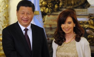 Cristina firmo acuerdos con su par chino