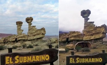 "El submarino" del Valle de la Luna perdió un periscopio