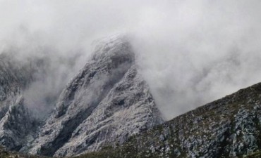 NEVADAS. Las cumbres en Sierra de la Ventana y la tonalidad blanca