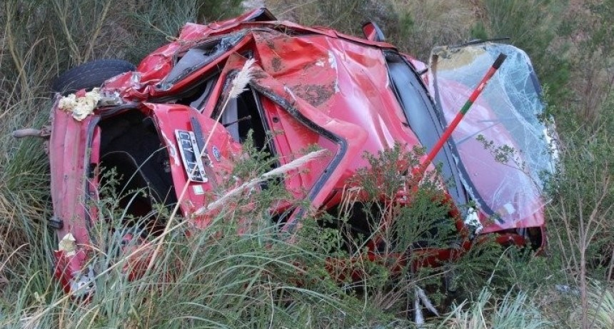 Vuelco sin heridos de gravedad en el Abra de la Ventana