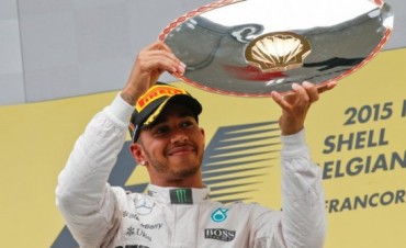 Hamilton se quedó con el GP de Bélgica
