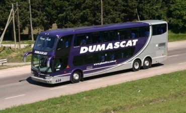 La empresa de transportes de pasajeros Dumas anunció
