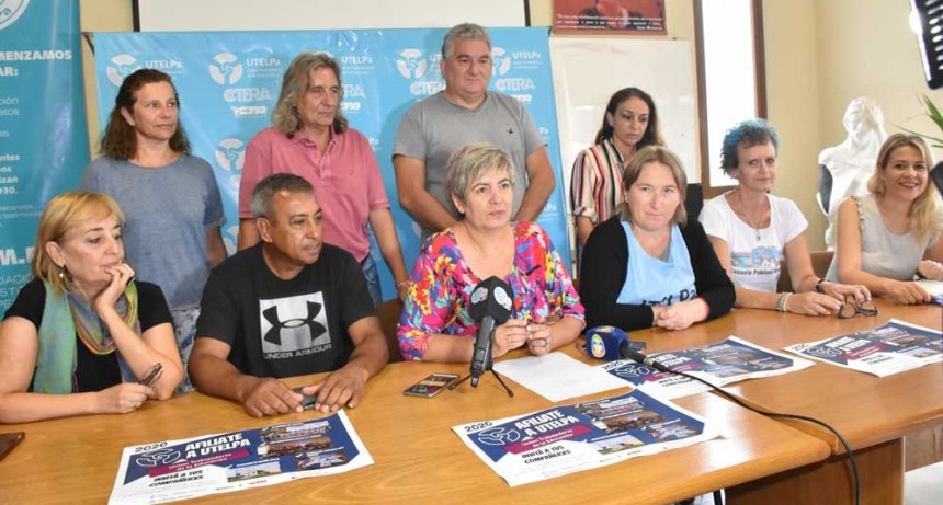 Sorprendida por el anuncio, UTELPa pide que apuren el protocolo para volver al aula