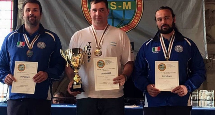 Longcasting: un tandilense se consagró campeón en Francia