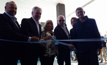 Inauguración de la estación de servicio de Pampetrol