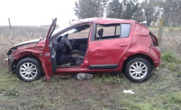 Volcó una familia pampeana en Córdoba