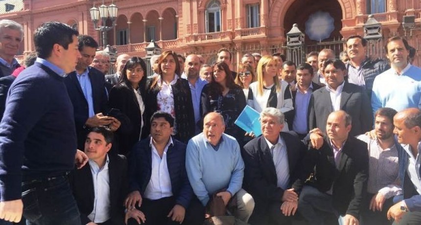 Intendente pampeano en el reclamo por el Fondo Sojero