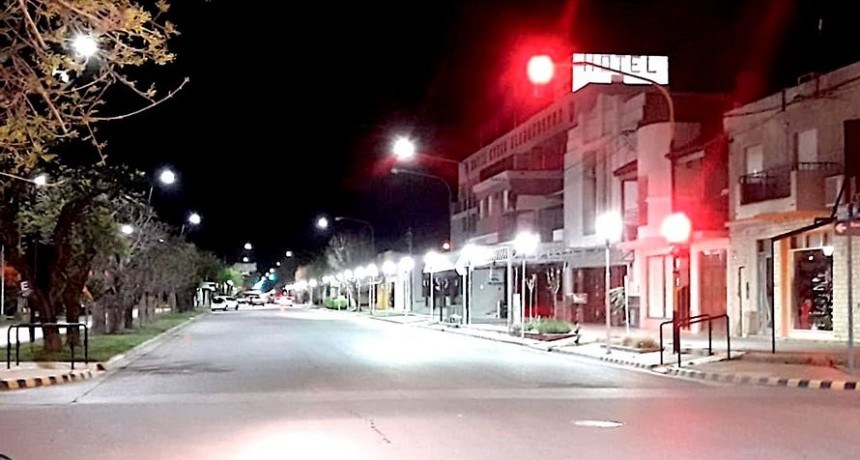 La luz led llegó a Macachín con una propuesta diferente