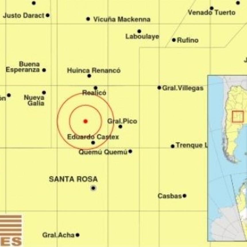 Reportaron un sismo de leve intensidad en Caleufú