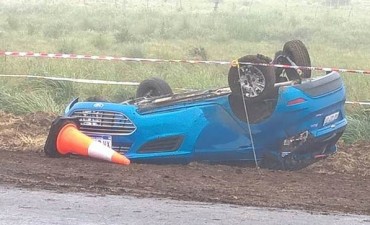 Una mujer murió al accidentarse sobre la Ruta 35, cerca de Villa Iris