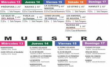 Fiesta Provincial del teatro “Teatroché”