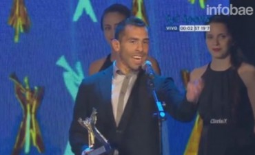 Carlos Tevez fue reconocido como el mejor deportista de 2015