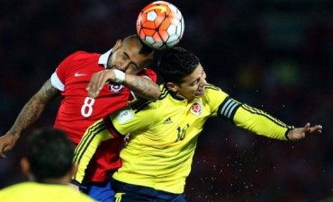 Chile empató con Colombia y le dejó la cima a Ecuador