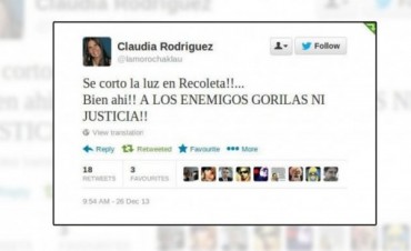 DOBLE DISCURSO DE FUNCIONARIA BONAERENSE